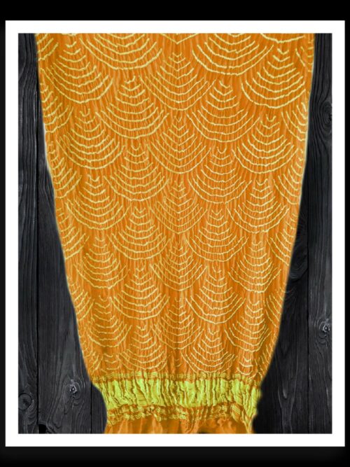 Mustered Bandhej Dupatta Wifi Designer Pure Gaji Silk Khatri