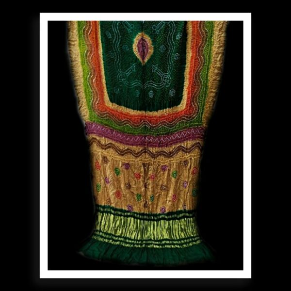 Multi Color Dupatta Bandhej Pure GajiSilk 19