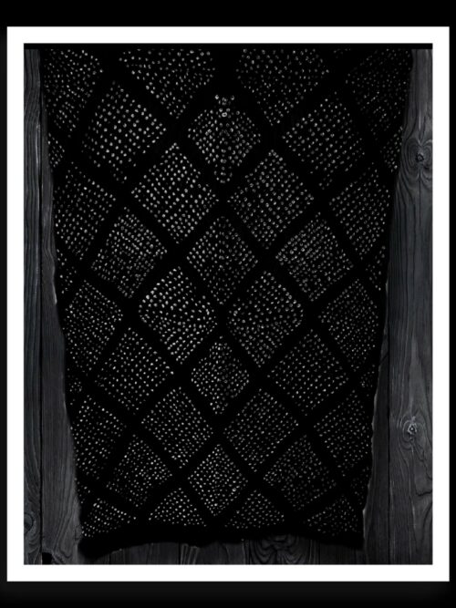 Black Designer Bandhani Dupatta Pure GajiSilk
