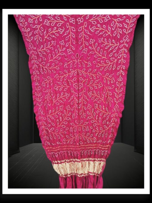 Rani Ambadal Bandhani Dupatta Pure Gaji Silk