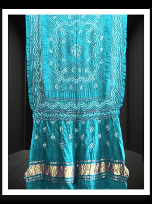 Sky Bandhani Chandrakhani Dupatta Pure GajiSilk