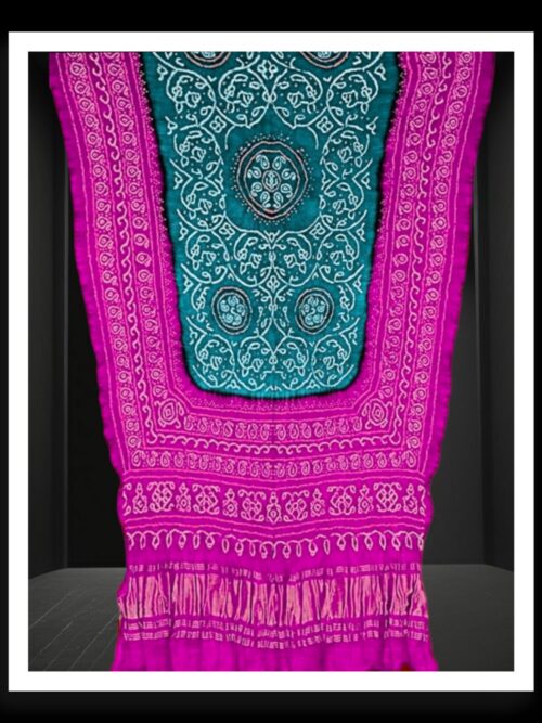 Pink Rama Original Ancient Shikari Bandhani Dupatta