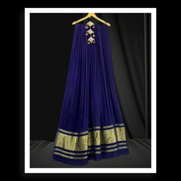 Blue Plain Dupatta Pure ModalSilk