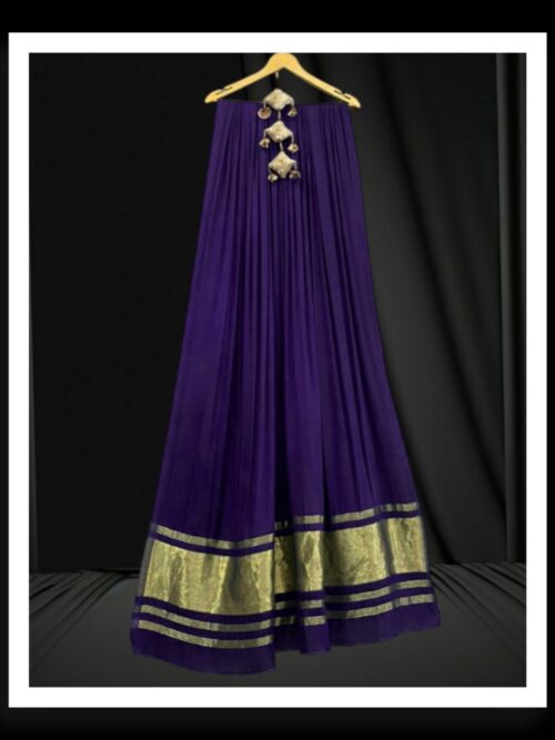 Purple Plain Dupatta Pure ModalSilk
