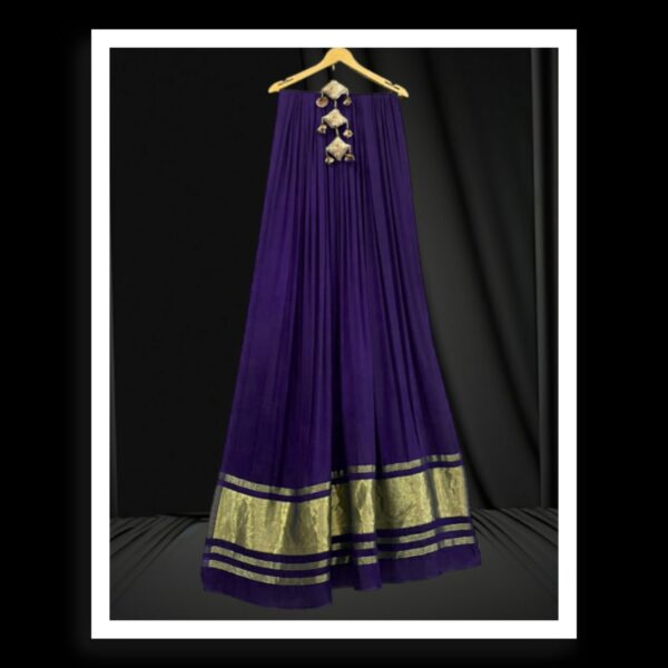 Purple Plain Dupatta Pure ModalSilk