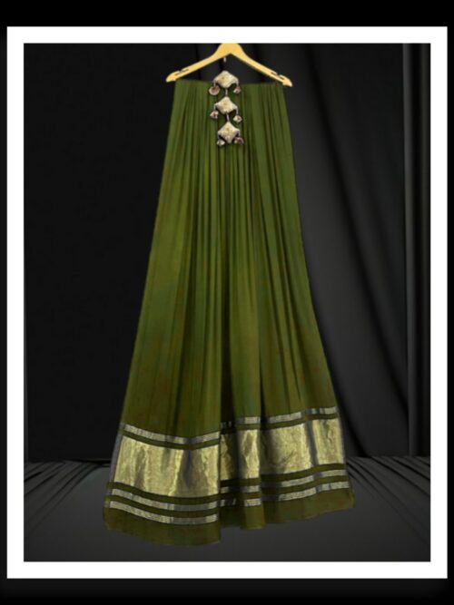 Mehndi Plain Dupatta Pure ModalSilk