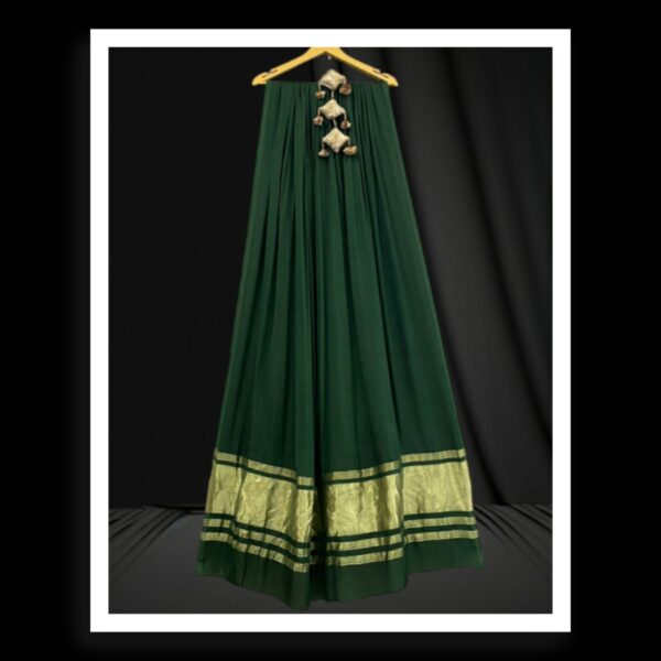 Green Plain Dupatta Pure ModalSilk