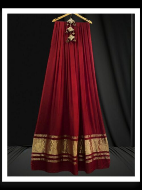 Maroon Plain Dupatta Pure ModalSilk