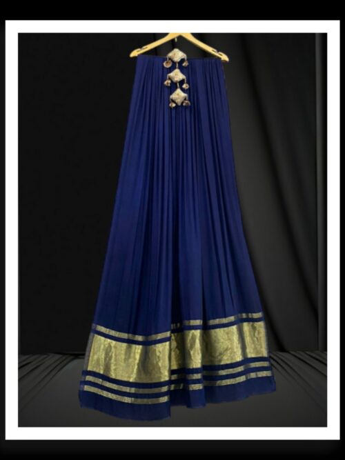 Navy Blue Plain Dupatta Pure ModalSilk