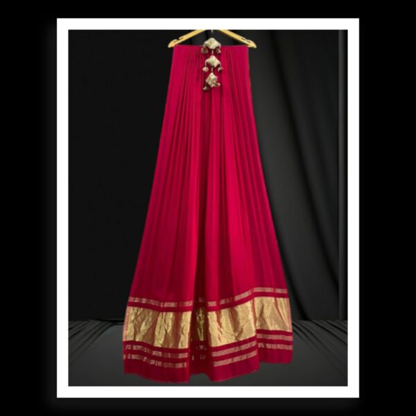 Blood Red Plain Dupatta Pure ModalSilk