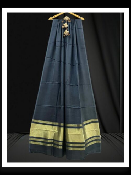 Silver Grey Plain Dupatta Pure ModalSilk