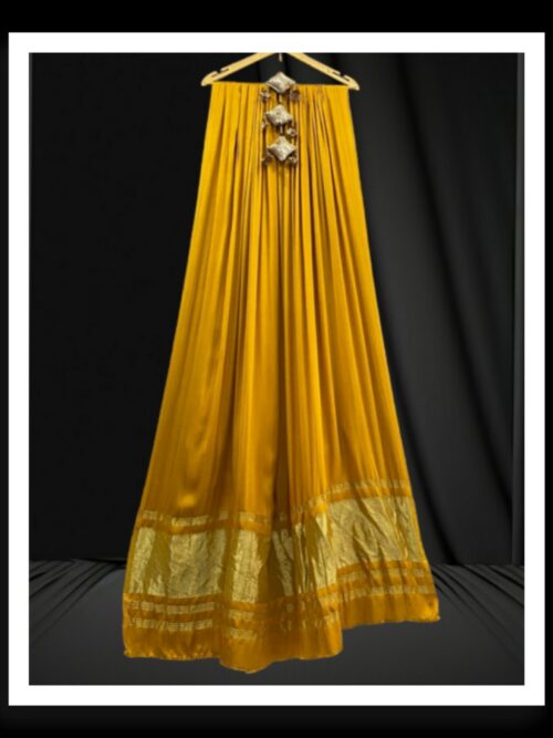 Yellow Plain Dupatta Pure ModalSilk