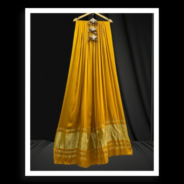 Yellow Plain Dupatta Pure ModalSilk