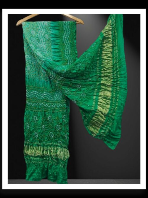 Rama Aqua Designer Bandhani Dupatta Pure Modalsilk