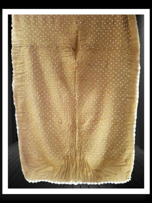Chiku Designer Bandhani Dupatta Pure Cotton Silk