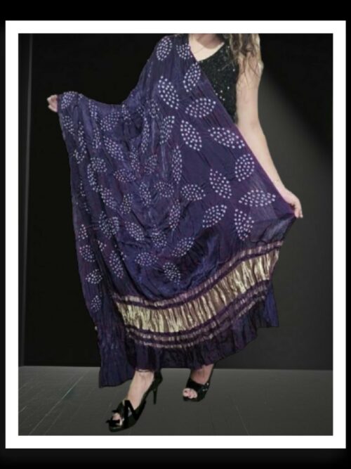 Blue Designer Bandhej Dupatta Pure ModalSilk