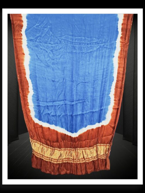 Sky Plain Lagdi Patto Dupatta Pure ModalSilk