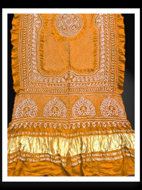 Mustard Rai Dano Bandhani Dupatta Pure GajiSilk