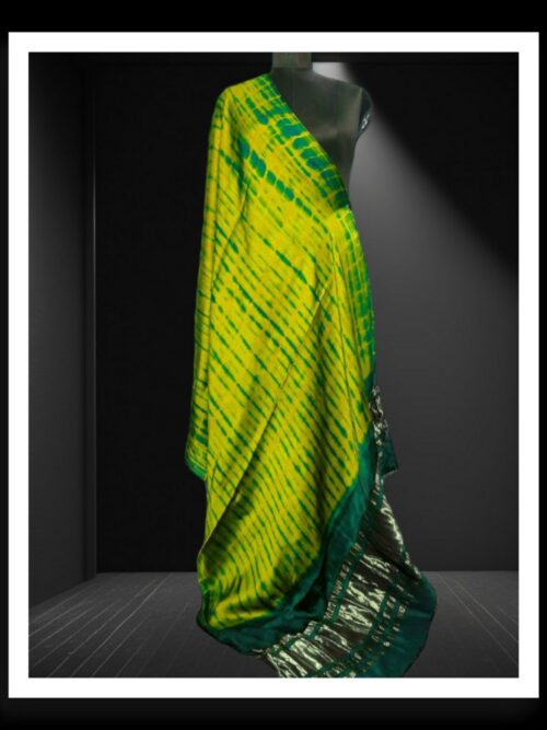Parrot Original Shibori Dupatta Pure Modal Silk Khatri