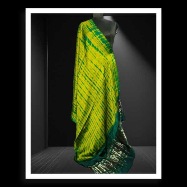 Parrot Original Shibori Dupatta Pure Modal Silk Khatri