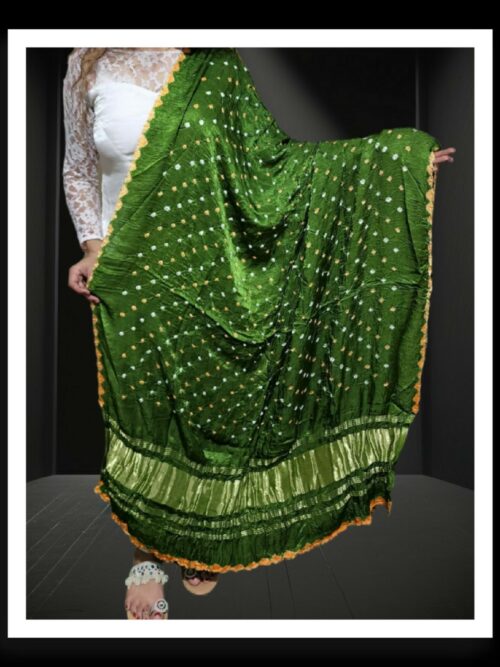 Mehndi Original Bandhani Dupatta Pure ModalSilk