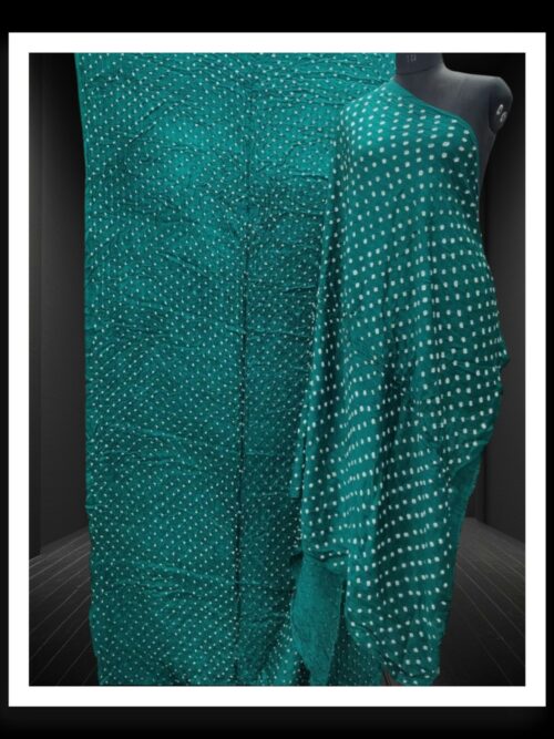Rama Pure ModalSilk Bandhani Saree