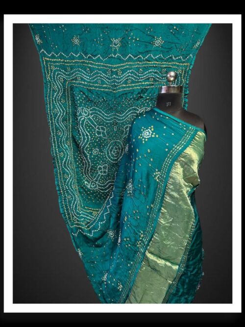 Rama Chandrakhani Bandhani Dupatta Pure Gaji Silk